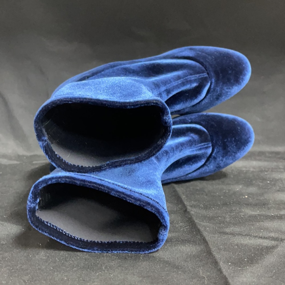 Miu Miu Blue Platform Ankle Boots Size 37.5 - Picture 7 of 7
